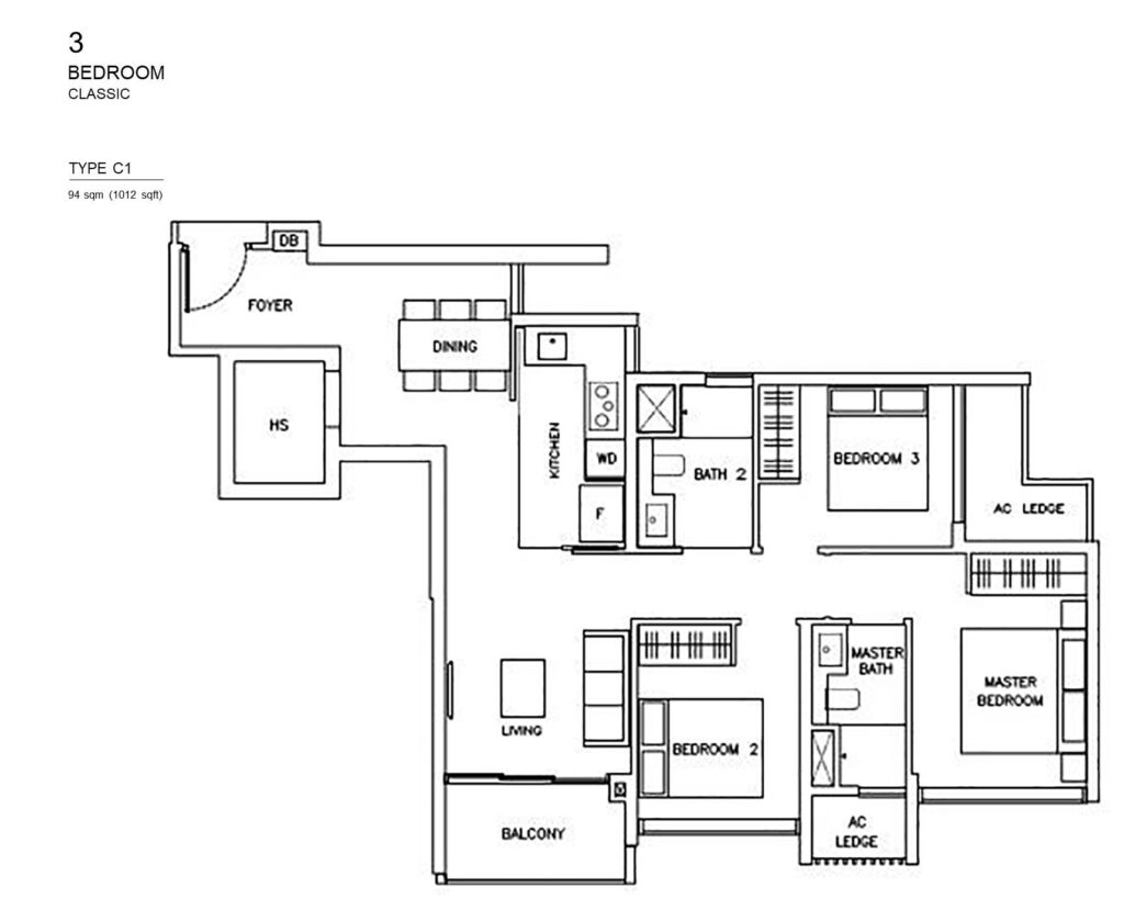 The-Arden-3-Bedroom-Type-C1-(1012sf)